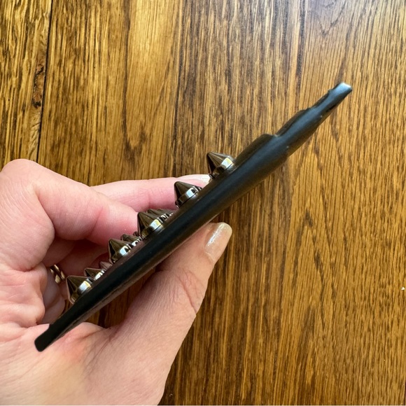 ❤️SOLD❤️ Christian Louboutin Black Studded Cardholder - Picture 8 of 9